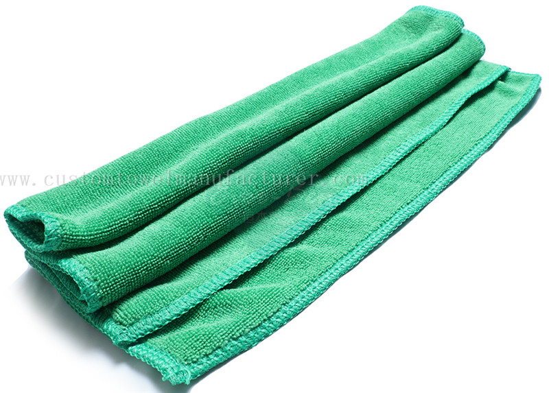 China Bulk Produce dyeing face towels Supplier|Bulk Custom Green Quick Dry Water absorbability Tea Towel Wholesaler for Norway Sweden Finland